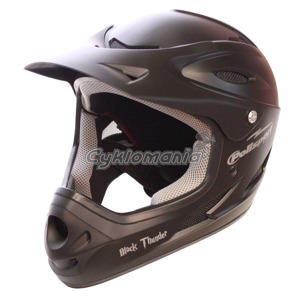 P�ilba POLISPORT Black Thunder DH Spolehliv� downhillov� p�ilba s vysoce odolnou sko�epinou proti n�raz�m. Ochrana cel� hlavy, �ada v�trac�ch otvor�  a vyj�mateln� vnit�n� vlo�ka. Polisport