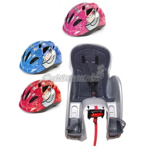 Dětská sedačka POLISPORT Wallaroo Deluxe + přilba Polisport