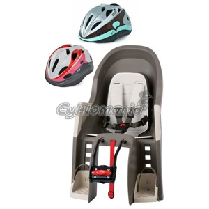 Dětská sedačka POLISPORT Guppy Maxi + přilba Guppy