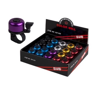 Zvonek mini barevný (box 20ks)