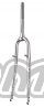 Vidlice pevná MTB chrom Sloupek 1" závitový, délka sloupku 240 mm, délka závitu 130 mm Pro-T 