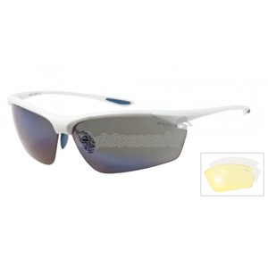 Br�le R2 Peak white Sportovn� br�le pro velkou �k�lu sport� v�etn� rychlej��ch a pohybov� n�ro�n�j��ch. Protiskluzn� ��sti a nastaviteln� nosn�ky skv�le dr�� br�le na spr�vn�m m�st� a zabra�uj� sklouznut�. R2