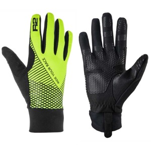 Rukavice R2 Slider black/neon yellow New