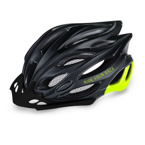 Sportovní přilba R2 Wind black carbon/neon yellow