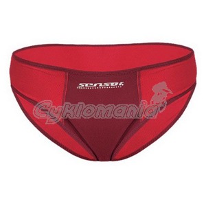 Kalhotky Sensor Lissa vínová/červená