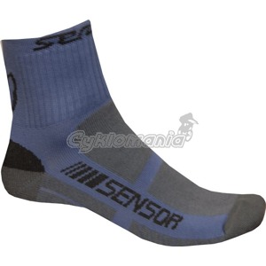 Pono�ky Sensor Multisport modr�/�ed� Pohodln� sportovn� pono�ky pro celoro�n� pou�it�. St�edn� tepl� pono�ky se sendvi�ovou konstrukc�. Odv�tr�van� n�rt, zpevn�n� pata i �pi�ka. Sensor 