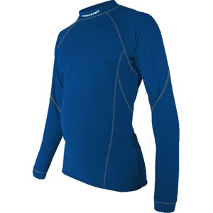 P�nsk� tri�ko Sensor E-lite dl. ruk�v tm. modr� Prvn� vrstva s dlouh�m ruk�vem, vhodn� pro sport se st�edn� z�t��, se�it ploch�mi �vy, snadn� �dr�ba, �plet s elastanem zaru�uje tvarovou st�lost a elasticitu, vypracovan� anatomick� st�ih,... Sensor