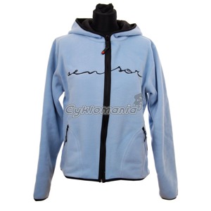 D�msk� bunda Sensor Fleece Synapse Evo sv�tle modr� Velmi p��jemn� d�msk� funk�n� bunda z materi�lu Tecnopile, kter� poskytuje tepelnou ochranu v chladn�m po�as�. V�born� jako z�kladn� nebo druh� vrstva pro sportovn� aktivity. Sensor