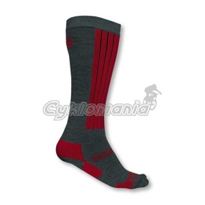 Ponožky Sensor Thermosnow červená/šedá