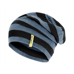 Čepice Sensor Merino Wool černá pruhy