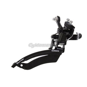 P�esmyka� SHIMANO FDTZ 21 pr�m�r 28,6mm 
pro p�evodn�ky se 48z. 
doln� tah 
barva �ern� 
�hel 66-69? Shimano 