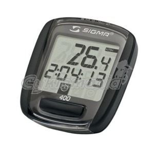 Computer SIGMA BC 400 BaseLine 2009 Z�kladn� cyklokomputer s nejpot�ebn�j��mi funkcemi za p��znivou cenu. Sigma 