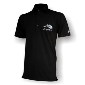 Pánské polo triko Suspect Animal Bamboo Heavy krátký rukáv černá