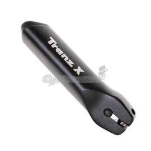 Rohy TRANZ-X 897 F dural P�r duralov�ch troj�heln�kov�ch roh� se zaoblen�mi hranami. Sta�en� okraj� pomoc� �roubu a pln� okraj bez pot�eby z�slepek. Pr�m�r roh� 22,2 mm na v�echna standardn� ��d�tka, d�lka 7 cm od st�edu... Tranz-X