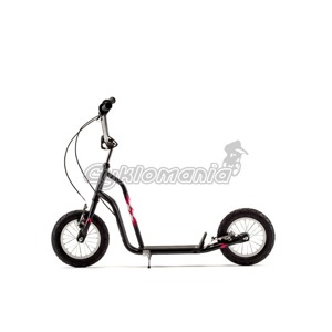 Kolob�ka Wzoom 12" black magenta Kolob�ka pro ka�d�ho kdo m� chu� si zajezdit, rodi�e nevyj�maje! Spolehliv� ocelov� r�m, kter� je lehk� pro d�ti a z�rove� pevn� pro rodi�e. Yedoo