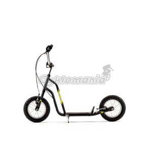 Kolob�ka Wzoom 12" black/yellow Kolob�ka pro ka�d�ho kdo m� chu� si zajezdit, rodi�e nevyj�maje! Spolehliv� ocelov� r�m, kter� je lehk� pro d�ti a z�rove� pevn� pro rodi�e. Yedoo