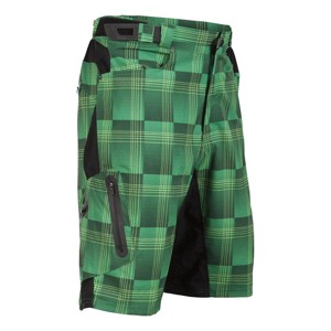 Volné kraťasy Zoic Ether Plaid Green Fade