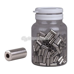 Koncovka bowdenu PRO-T 5mm stříbrná CNC (láhev 250ks)