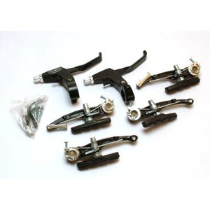 Brzdov� �elisti + p�ky PRO-T V-brake dural