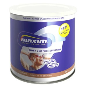 Protein Drink MAXIM Whey 100 plechovka 820g Vanilla (Protein 80%)