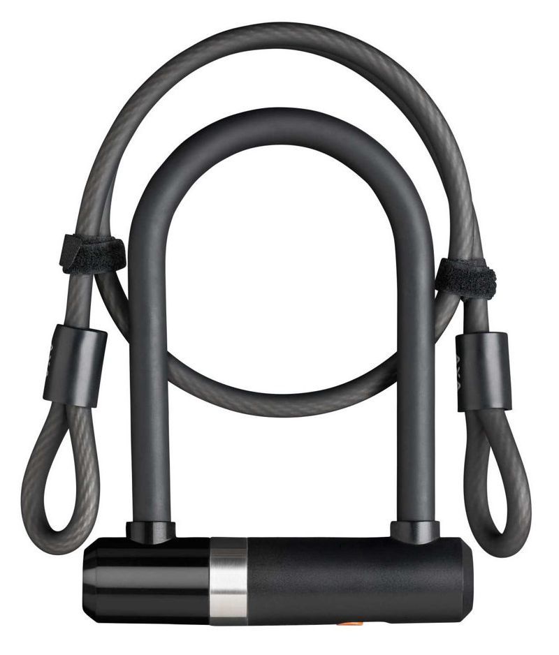 Zámek na kolo AXA Newton UL Mini 150/14 + kabel 100/8 klíč černá