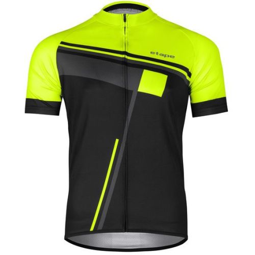 Dres na kolo Etape Cube černá/žlutá fluo
