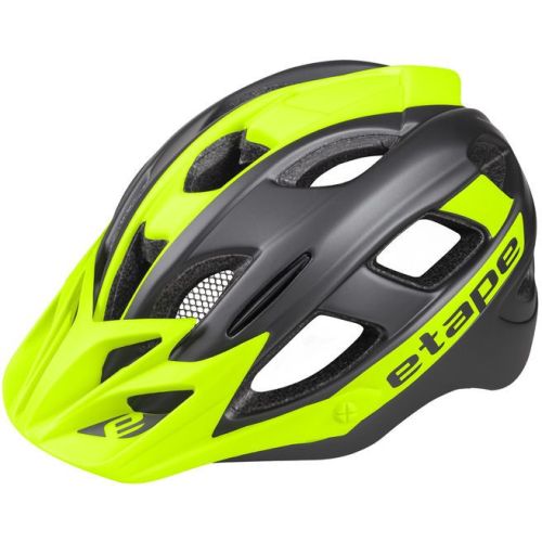 Dětská helma na kolo Etape Hero antracit/žlutá fluo mat