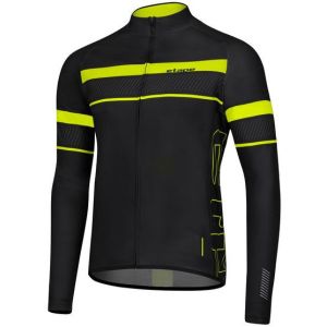 Pánský dres Etape Comfort 2.0 černá/žlutá fluo