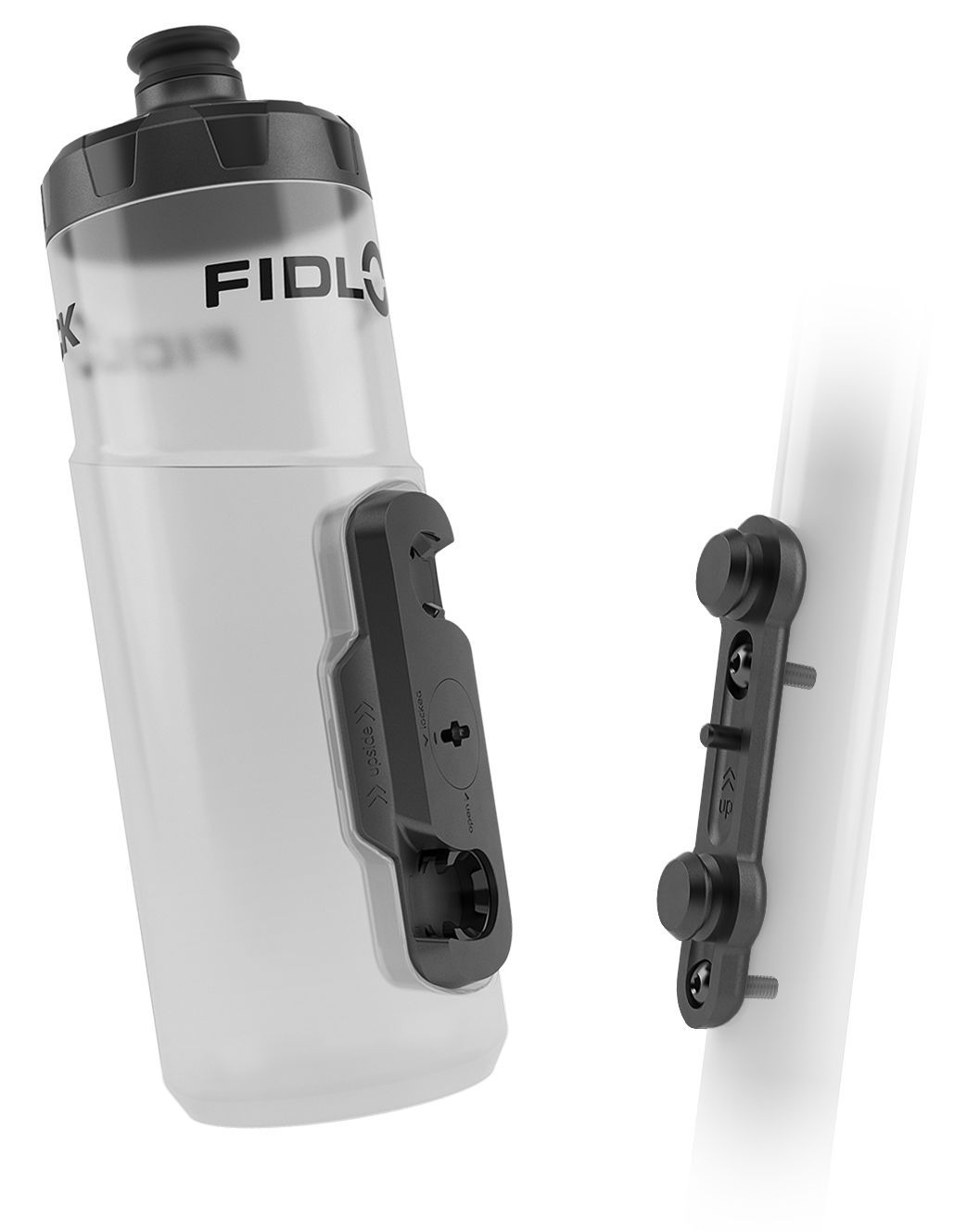 Magnetická láhev na kolo Fidlock Twist Set 0,6l čirá