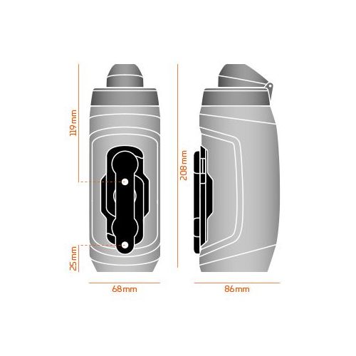 Magnetická láhev na kolo Fidlock Twist Set 0,59l tmavá