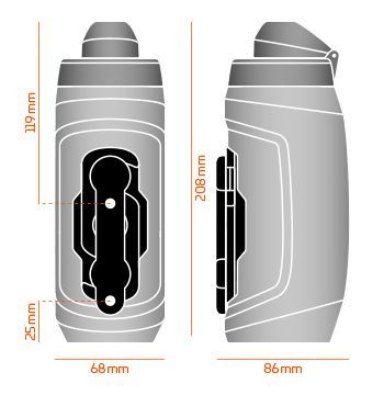 Magnetická láhev na kolo Fidlock Twist Set 0,59l černá