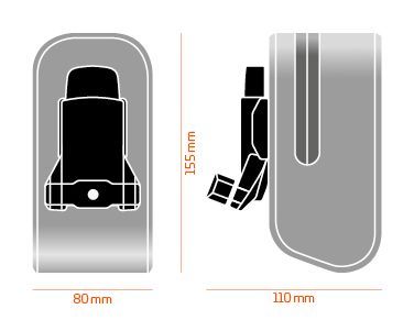 Brašna pod sedlo Fidlock Push 0,6l