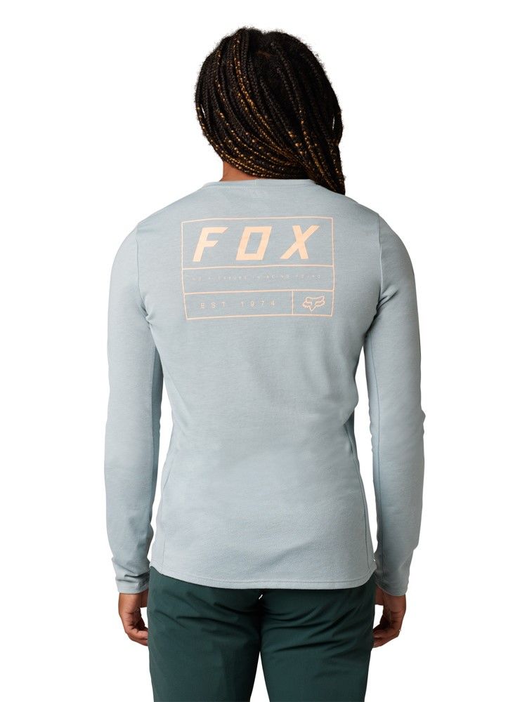 Dámský cyklo dres Fox W Ranger Dr Ls Gunmetal