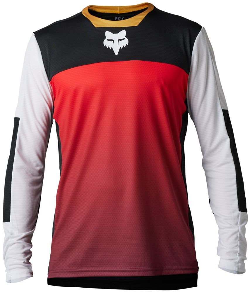 Pánský cyklo dres Fox Defend Ls Aurora Black/White