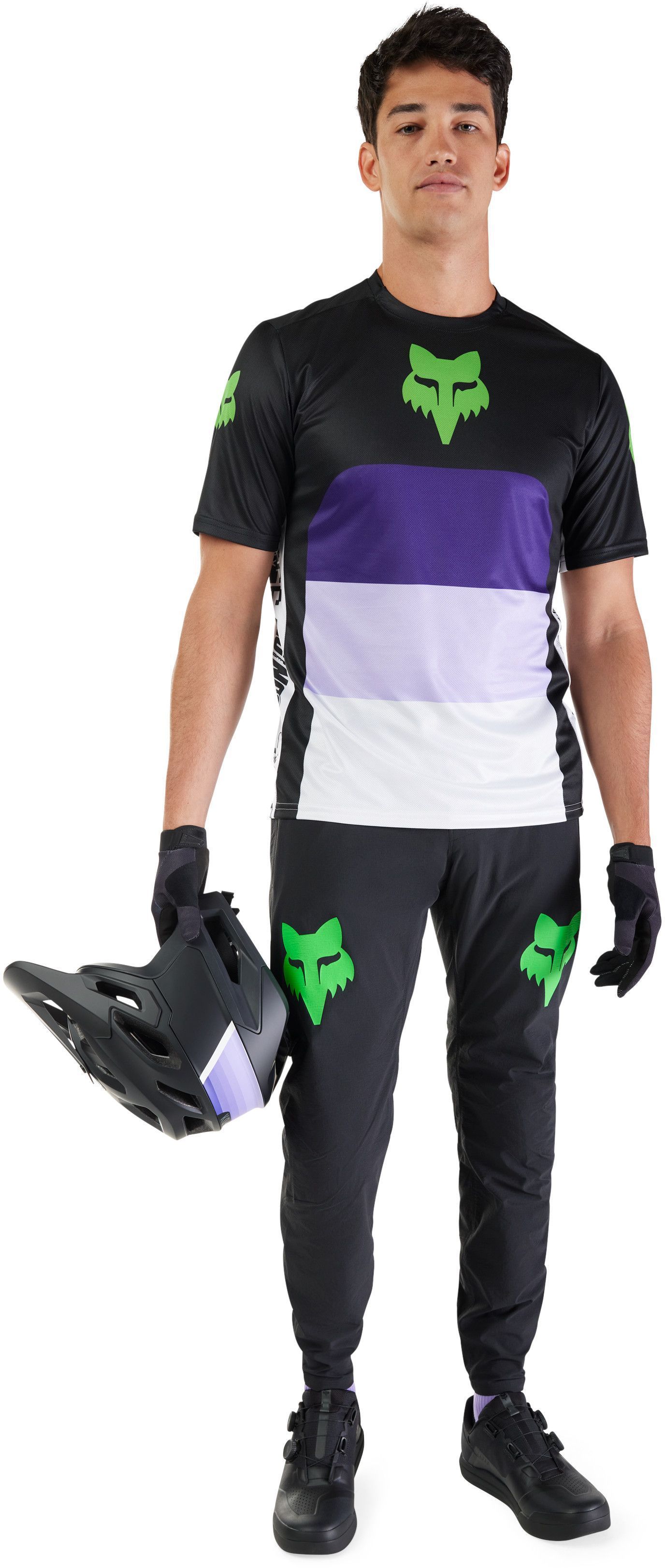 Dres na kolo Fox Ranger Ss Jersey Grid Black