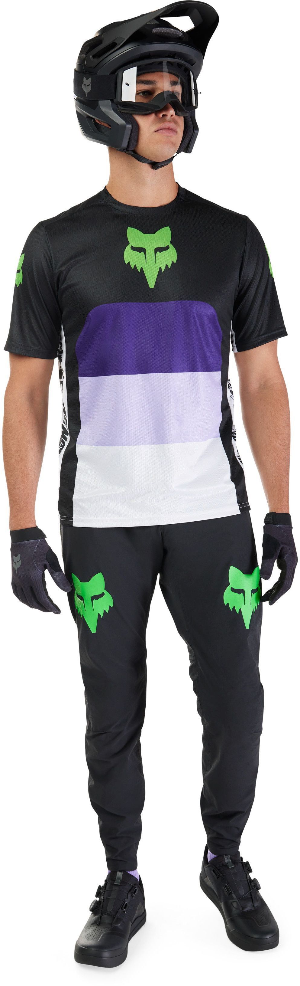 Dres na kolo Fox Ranger Ss Jersey Grid Black