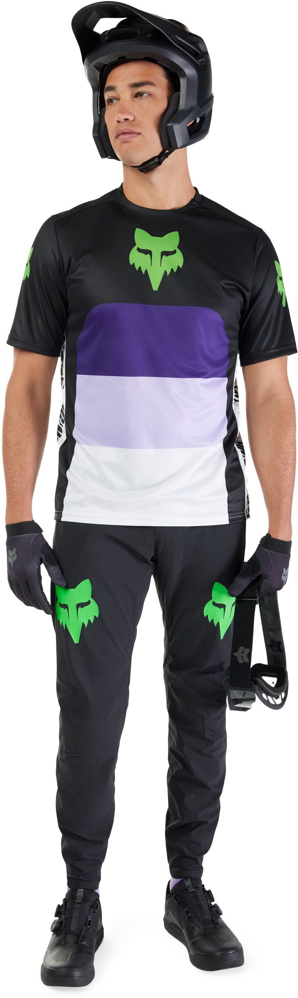 Dres na kolo Fox Ranger Ss Jersey Grid Black