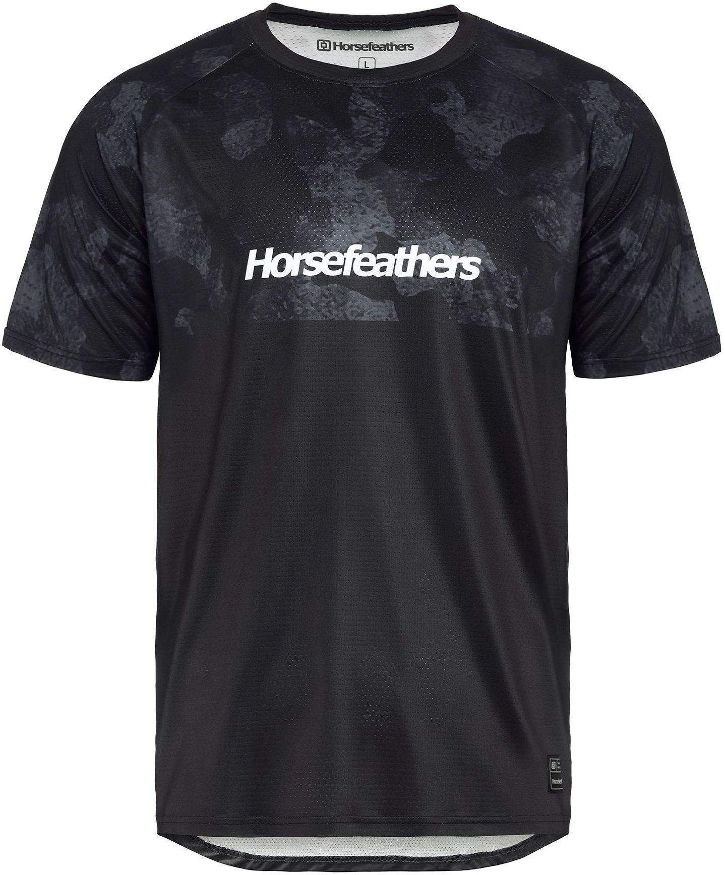Cyklo dres Horsefeathers Quantum Bike black camo