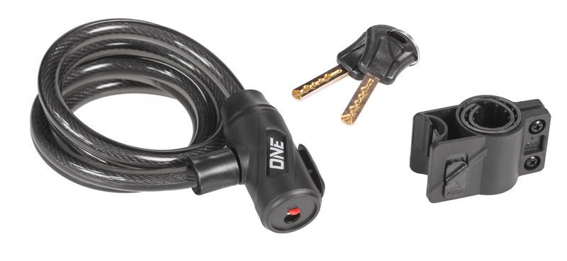 Spirálový zámek FORT 8.0 1500x12 mm černá