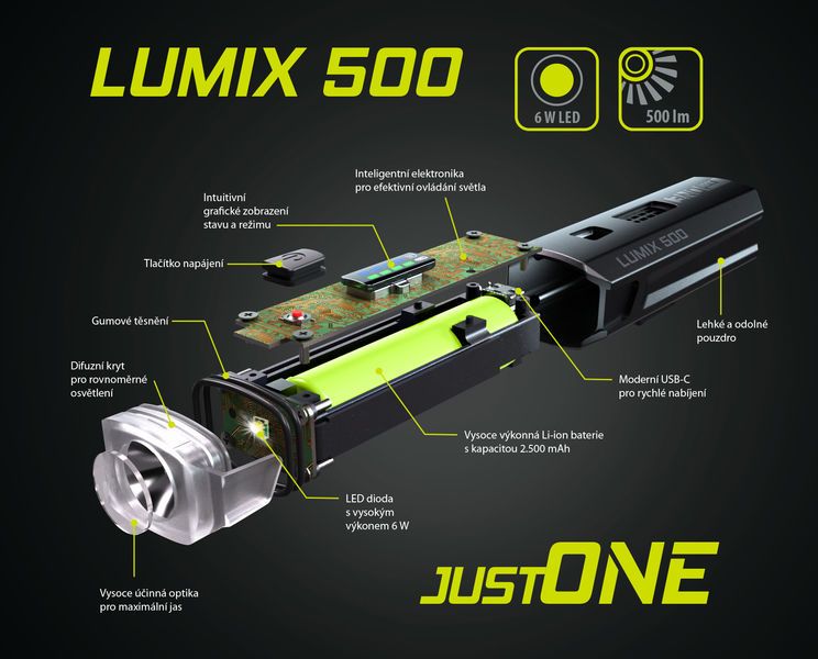 Přední světlo One LUMIX 500