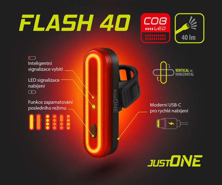 Zadní světlo One FLASH 40