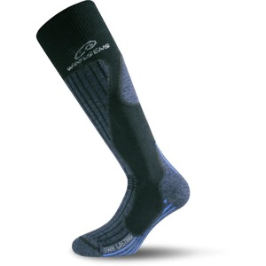 Lyžařské ponožky Lasting Merino SWH černá/modrá