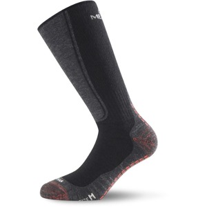 Merino ponožky Lasting Merino WSM černá/červená