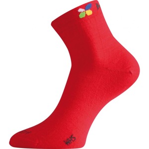 Merino ponožky Lasting WHS červená
