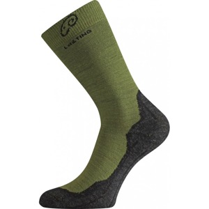 Merino ponožky Lasting WHI zelená