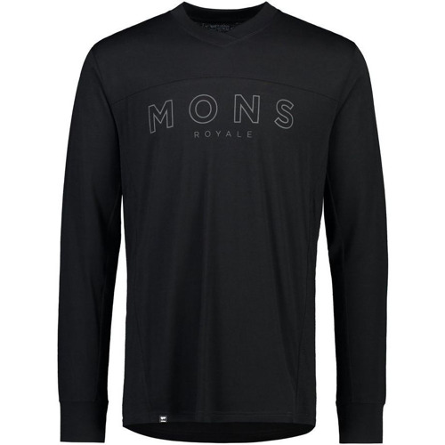 Pánský merino dres Mons Royale Redwood Enduro VLS black
