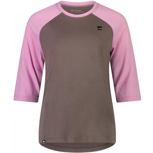 Merino dres na kolo Mons Royale Tarn Shift Raglan 3/4 pop pink/iron