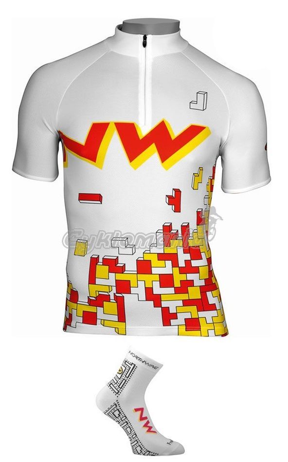 Dres Northwave Tetrixxx white pánský + ponožky Bikeman