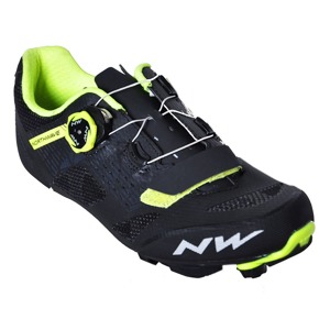 MTB tretry Northwave RAZER black-yellow fluo