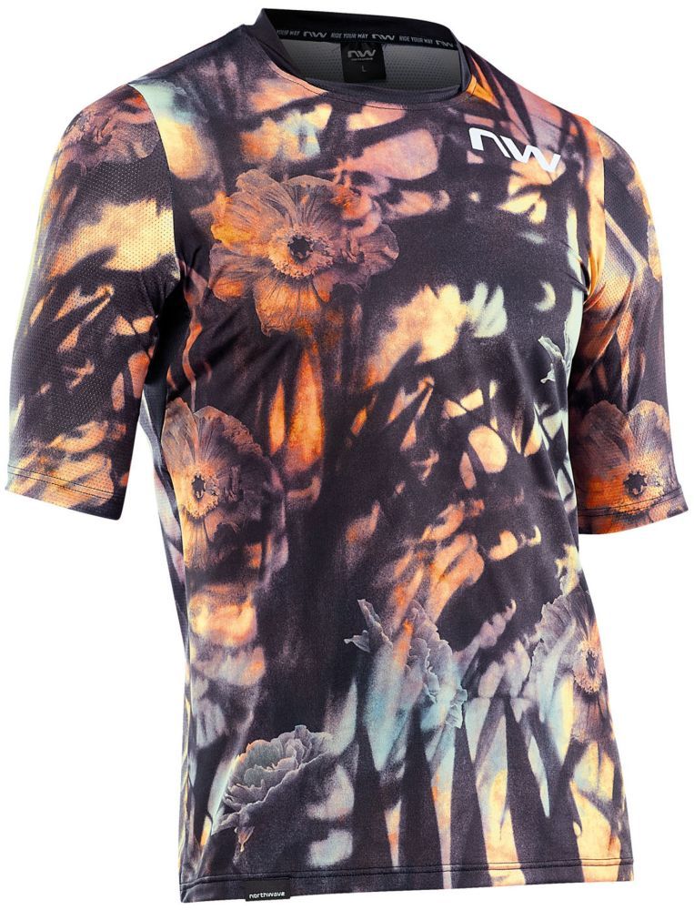 Pánský dres Northwave Bomb Flower black/orange